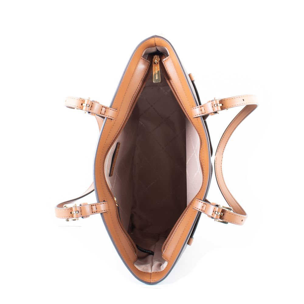 Brown Canvas Shoulder Bag