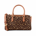 Brown Canvas Handbag