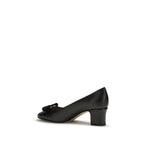 Black Calf Leather Bos Taurus High Heel Pumps