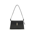 Black Calf Leather Bos Taurus Shoulder Bag