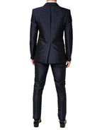 Dark Blue Double Breasted SICILIA 2 PC Suit