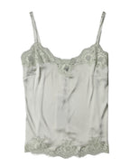 Light Green Floral Lace Lingerie Top Underwear