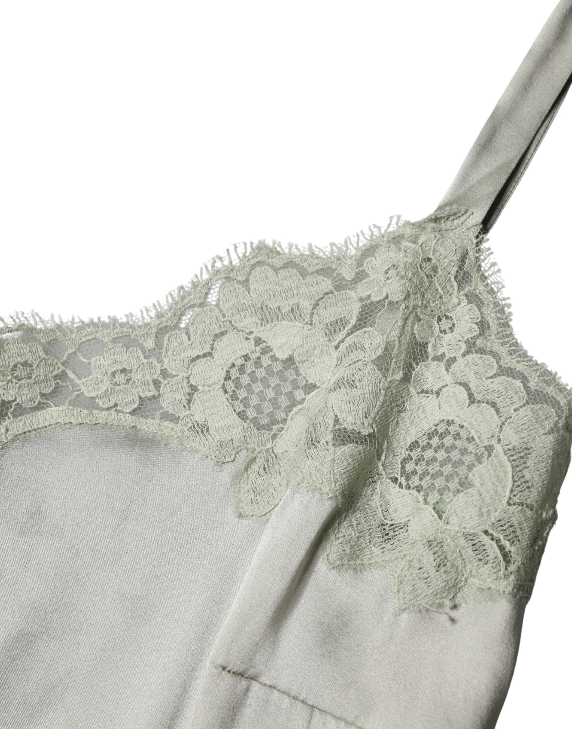 Light Green Floral Lace Lingerie Top Underwear
