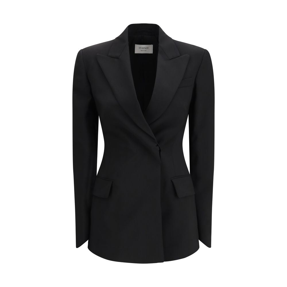 Black Fleece Wool Blazer
