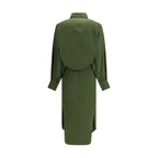 Bicolor Cotton Casual Dress