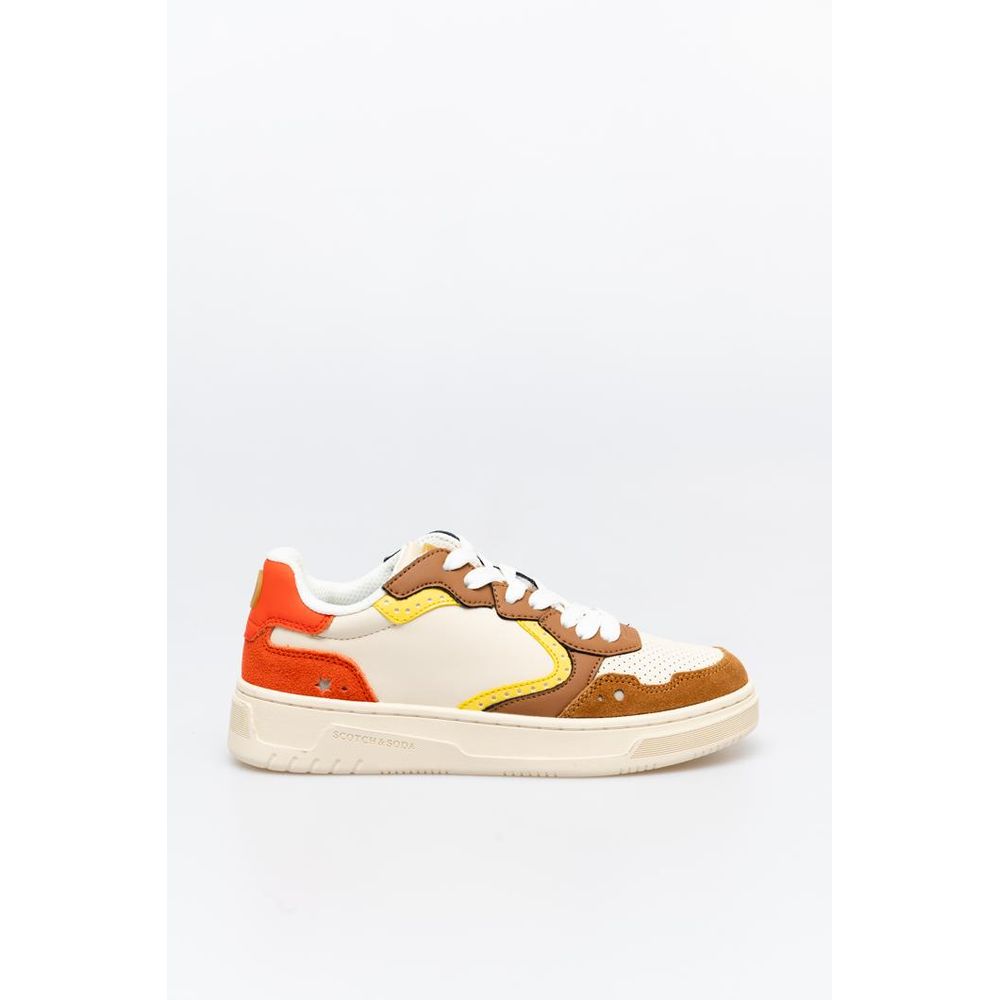 Multicolor Cowhide Low Top Sneakers