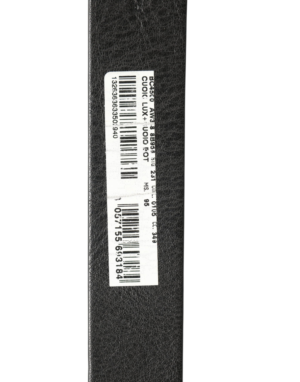 Black Leather Silver Chain Waist Men Belt