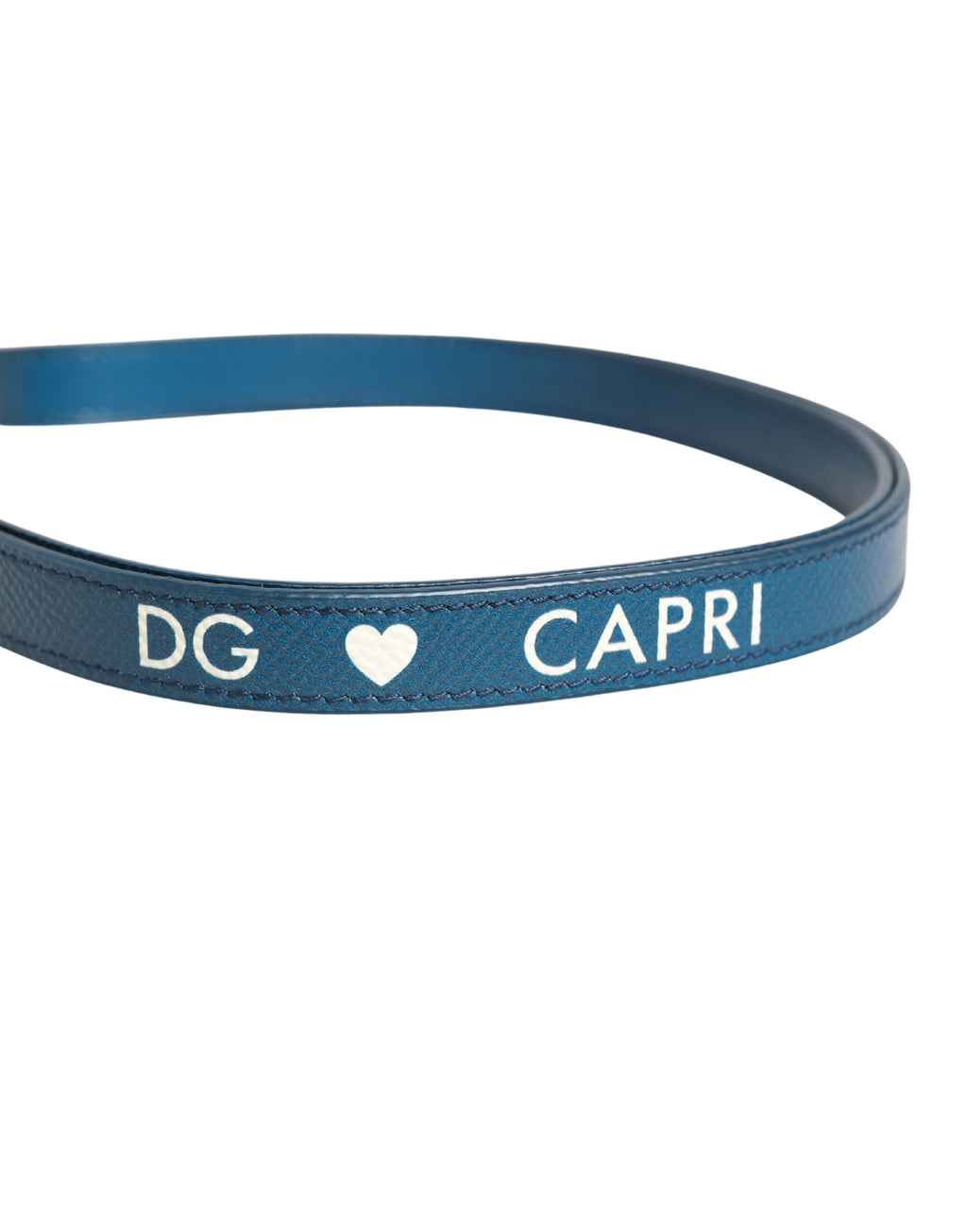 White Calf Leather Logo Flip Holder Strap Airpods Case