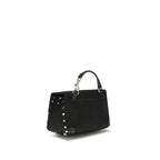 Black Calf Leather Bos Taurus Handbag