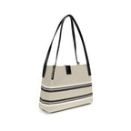 Beige Cotton Shoulder Bag