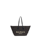 Black Raffia Shoulder Bag