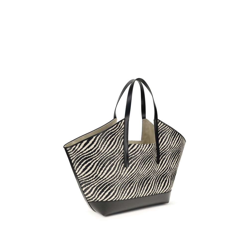 Black Polyamide Shoulder Bag