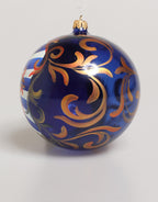 Multicolor Hand Painted Sicilian Ornament Christmas Ball