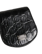 Black Exotic Skin Condom Case Holder Pocket Wallet