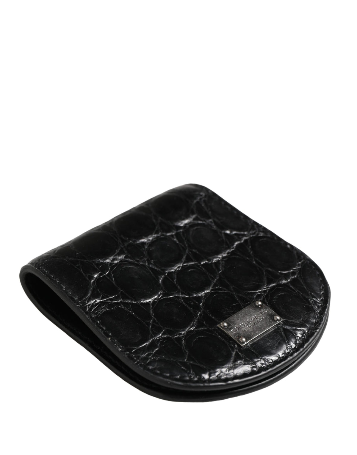 Black Exotic Skin Condom Case Holder Pocket Wallet