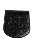 Black Exotic Skin Condom Case Holder Pocket Wallet