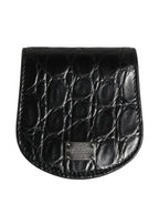 Black Exotic Skin Condom Case Holder Pocket Wallet