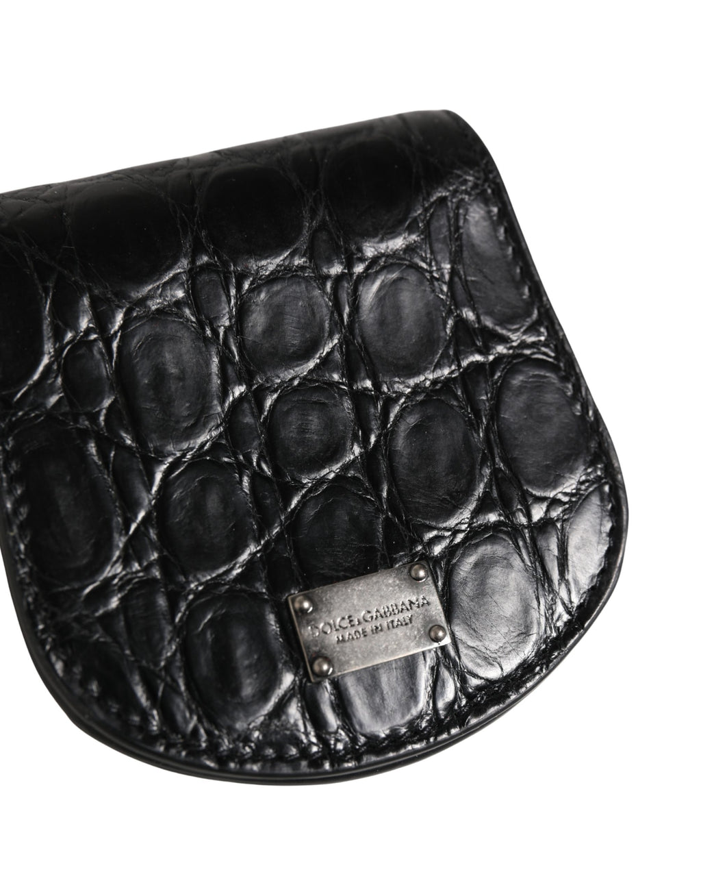 Black Exotic Skin Condom Case Holder Pocket Wallet