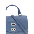 Blue Calf Leather Bos Taurus Shoulder Bag