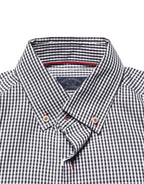 Gray Cotton Long Sleeves Button Down Dress Shirt
