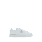 White Calf Leather Bos Taurus Low Top Sneakers