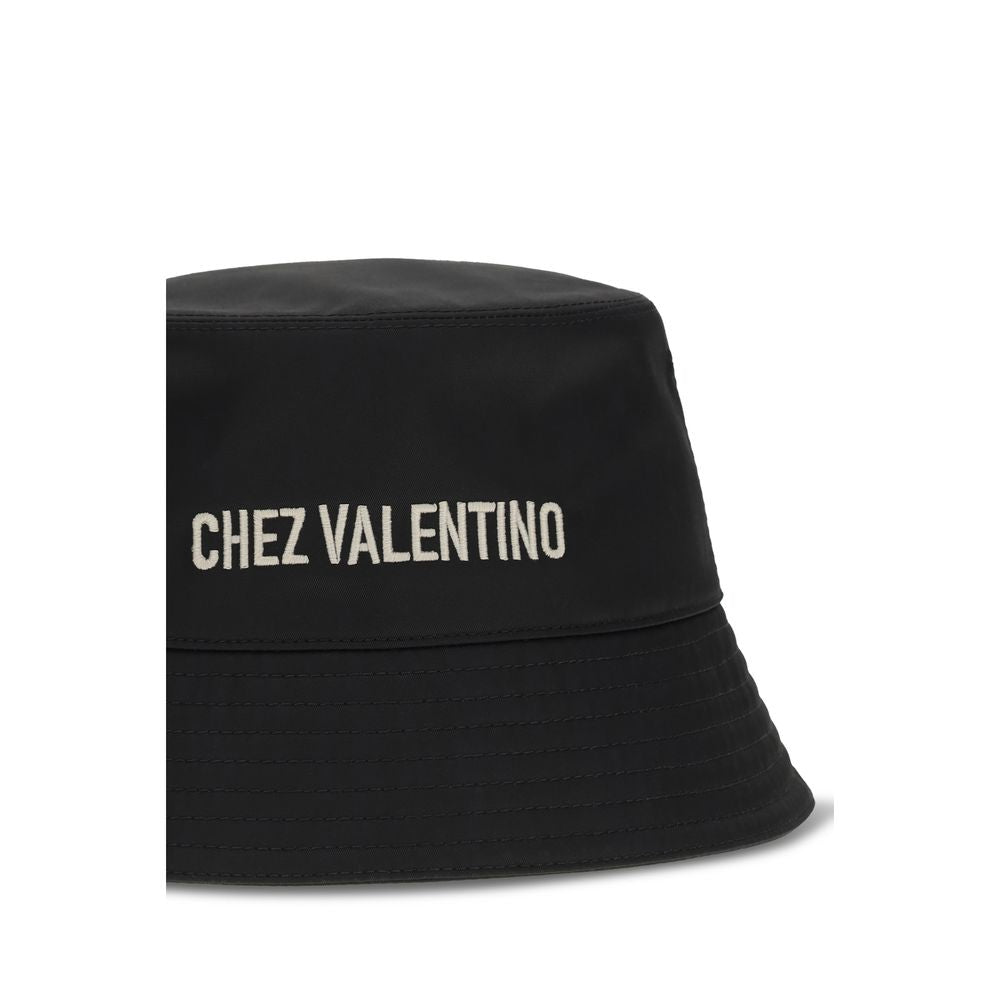 Black Cotton Bucket Hat