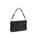 Black Calf Leather Bos Taurus Shoulder Bag