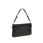 Black Calf Leather Bos Taurus Shoulder Bag