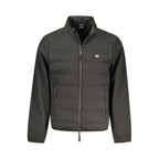 Black Polyester Men's Jacket