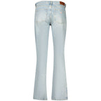 Azzurro Cotton Women Jeans