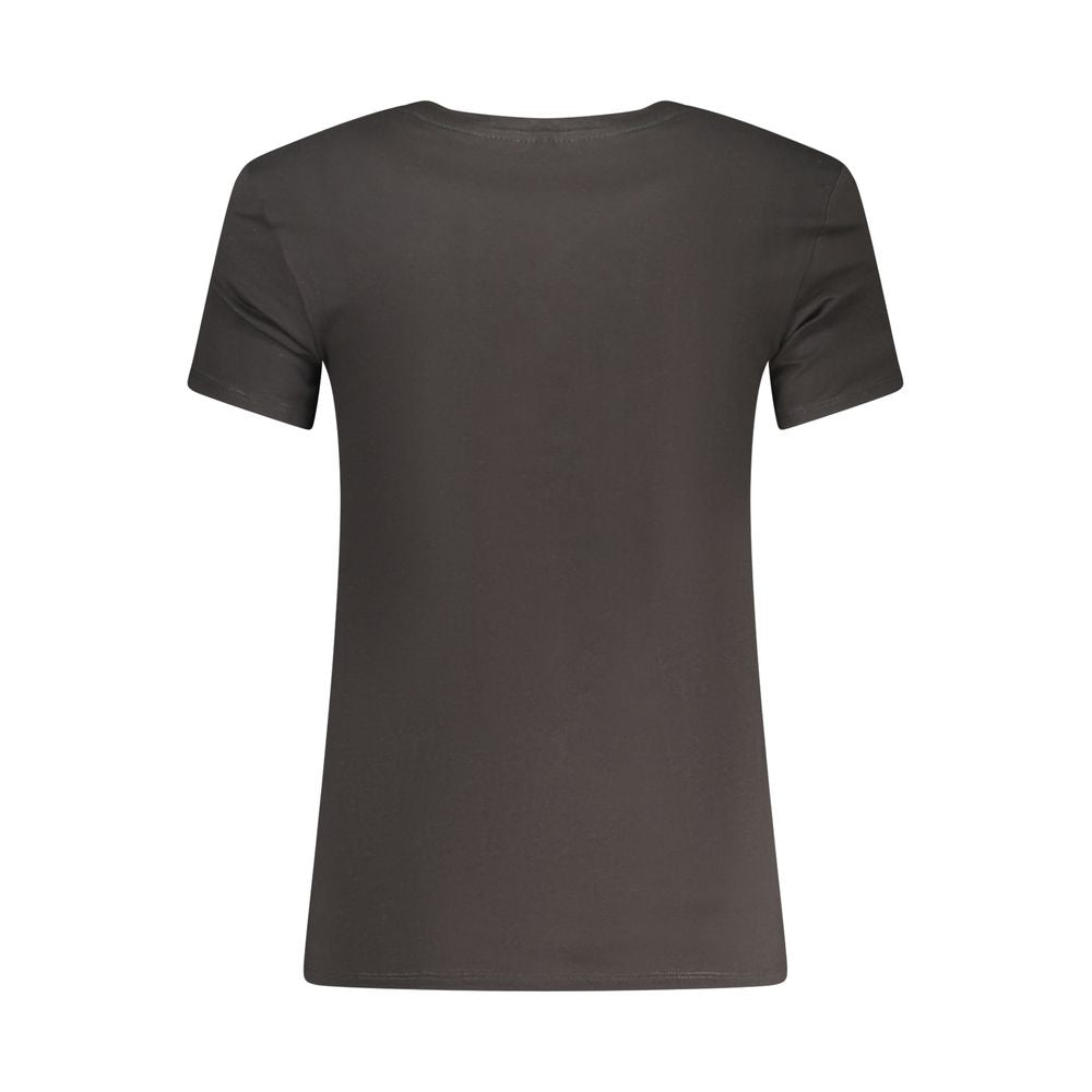 Black Cotton Men's T-Shirt