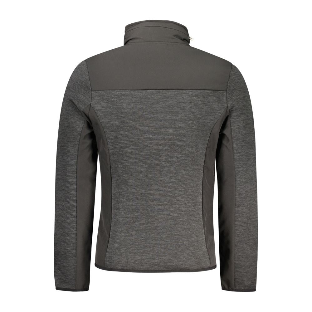 Black Polyester Men's Jacket