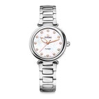 Gray Stainless Steel Dress Watch