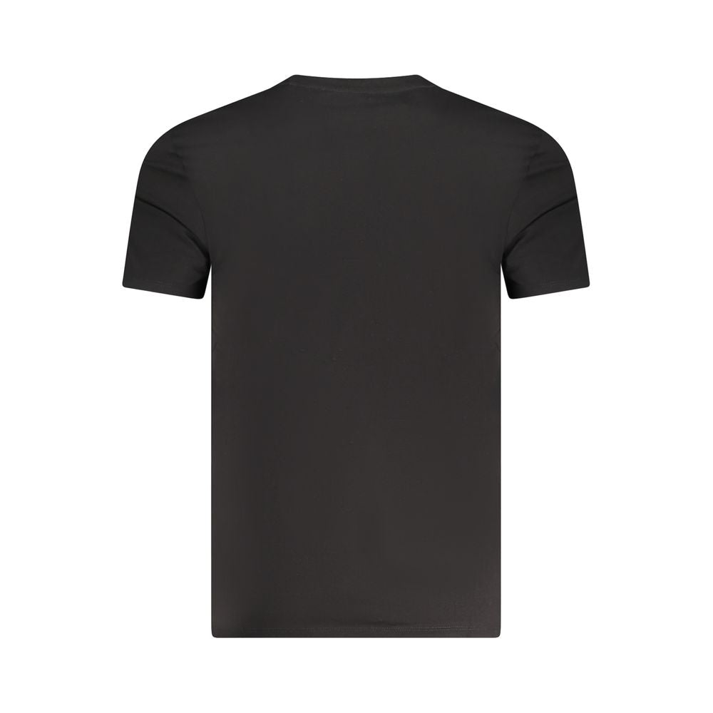 Black Cotton Men's T-Shirt