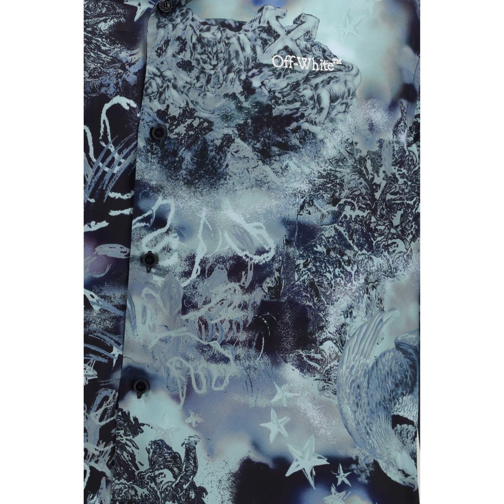 Multicolor Viscose Pattern Shirt