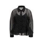 Black Recycled Polyester Pattern Shirt