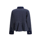 Blue Cotton Polo Shirt