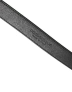 Men Green Lurex Polyester Metal Buckle Belt