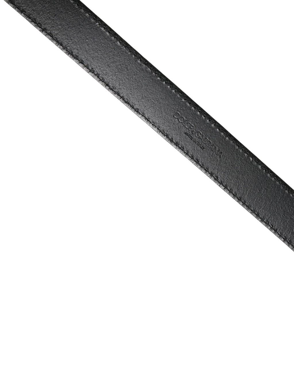 Men Black Classic Leather Square Buckle Belt