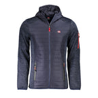 Blu Polyester Men's Jacket