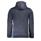 Blu Polyester Men's Jacket