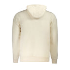 Beige Cotton Men's Sweatshirt Hoodie