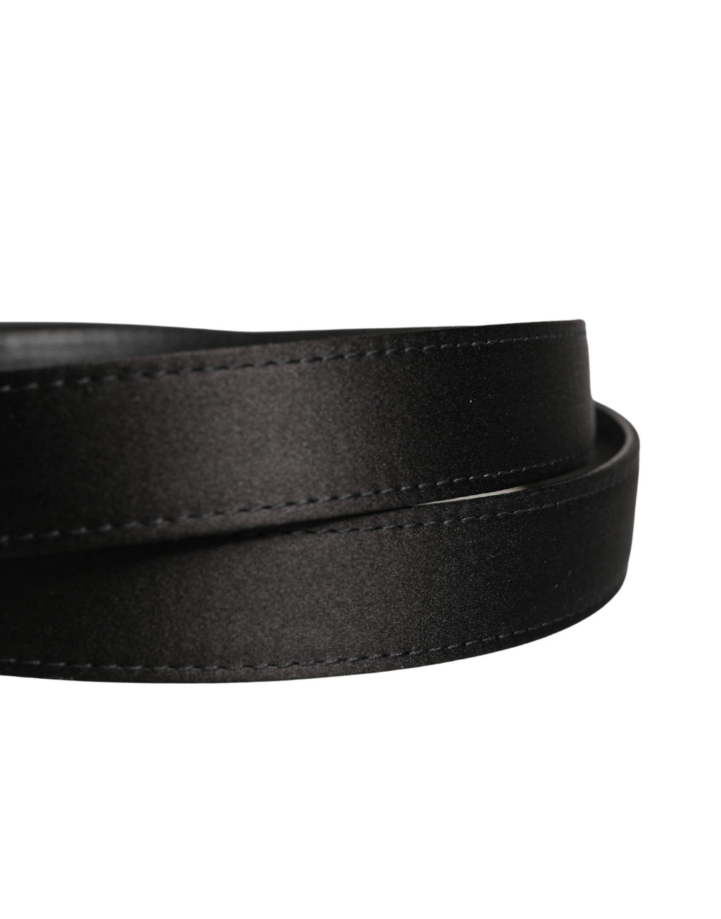 Men Black Classic Viscose Metal Buckle Belt