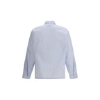 Blue Polyamide Pattern Shirt