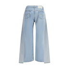 Blue Cotton Jeans Denim