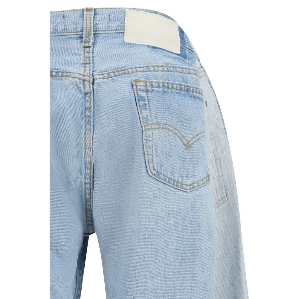 Blue Cotton Jeans Denim