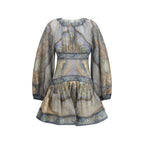 Multicolor Cotton Casual Dress