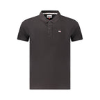 Black Cotton Men's Polo Shirt