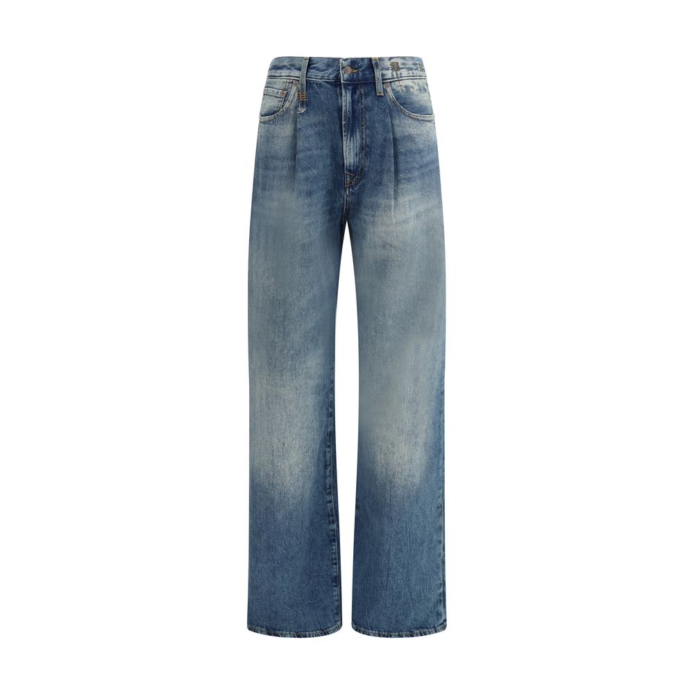Blue Cotton Jeans Denim