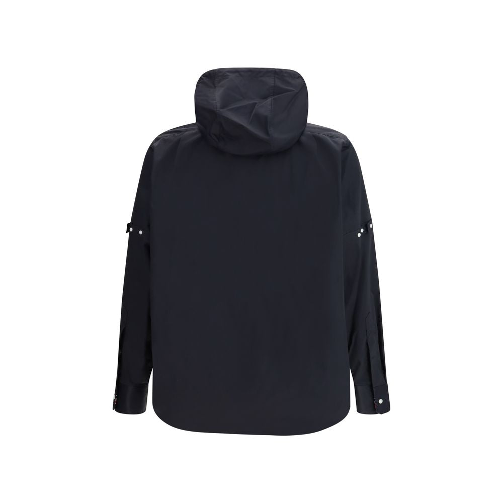 Black Polyamide Sweatshirt